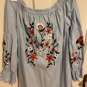 Off the shoulder dress from Tilly’s